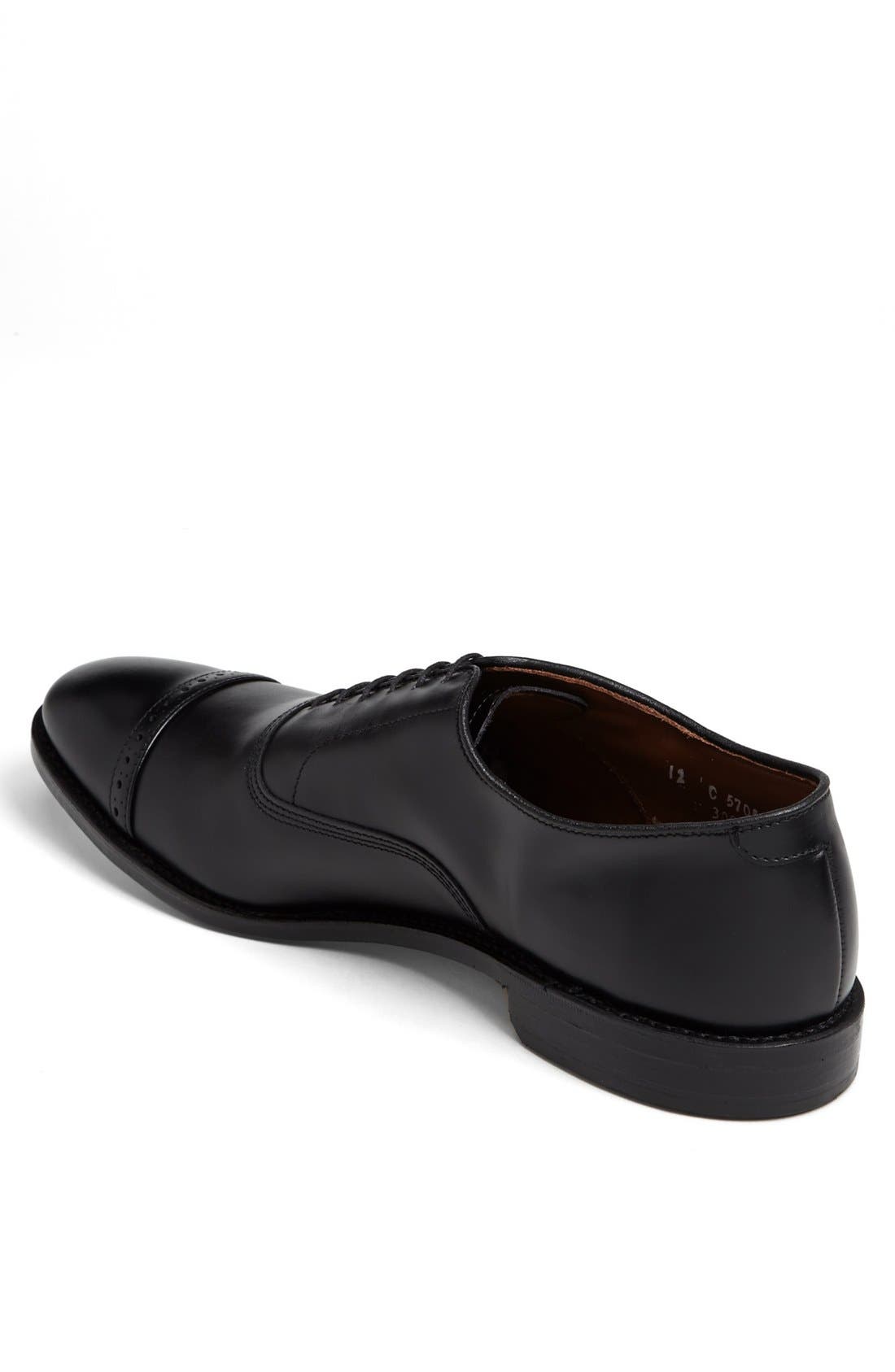 Allen Edmonds Fifth Avenue Oxford, Alternate, color, Black Custom Calf