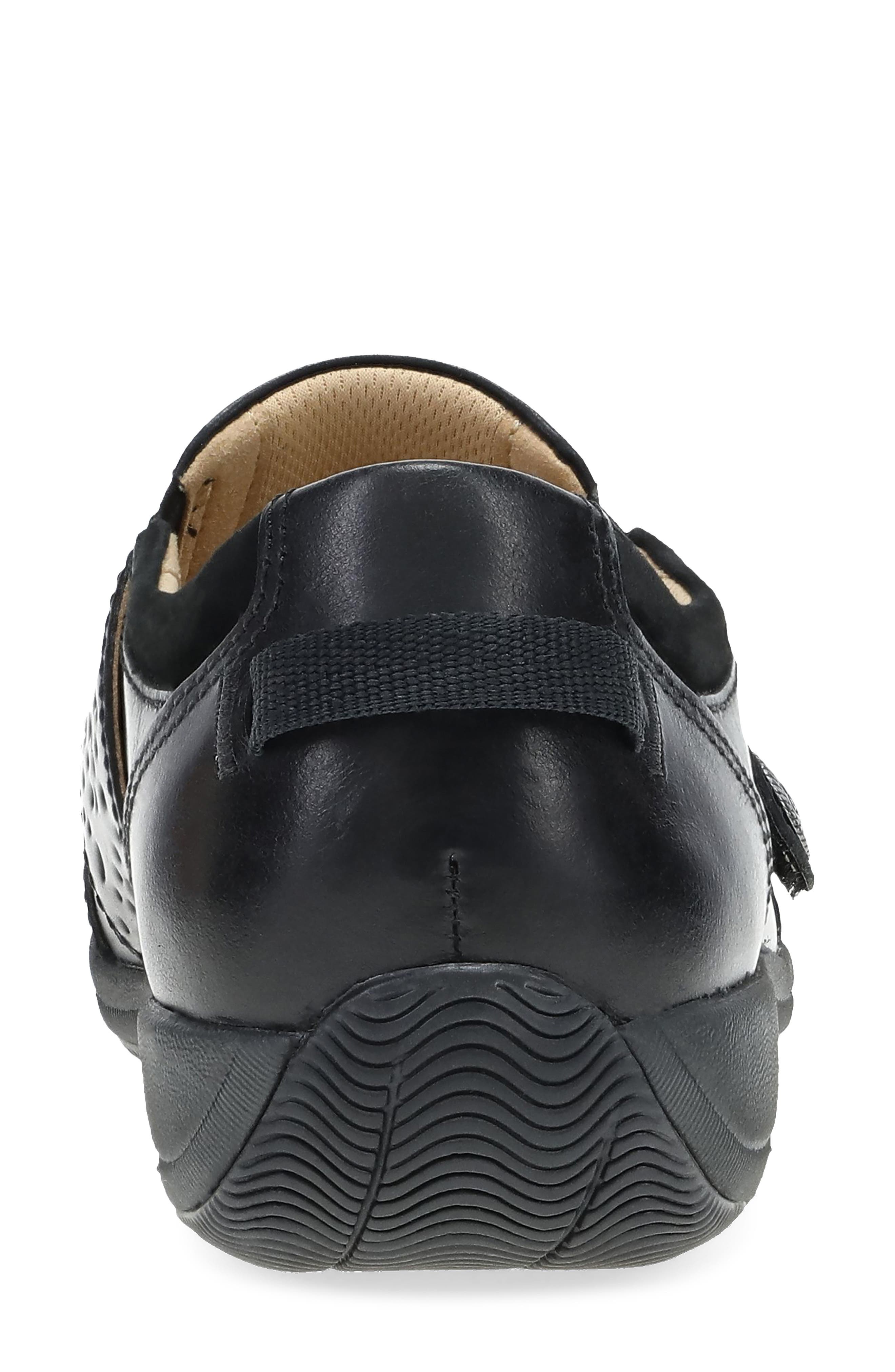 Dansko Sallie Clog - Wide Width Available, Alternate, color, Black Waxy Burnished