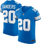Nike Men's Nike Barry Sanders Blue Detroit Lions Retired Player Vapor F.U.S.E. Elite Jersey