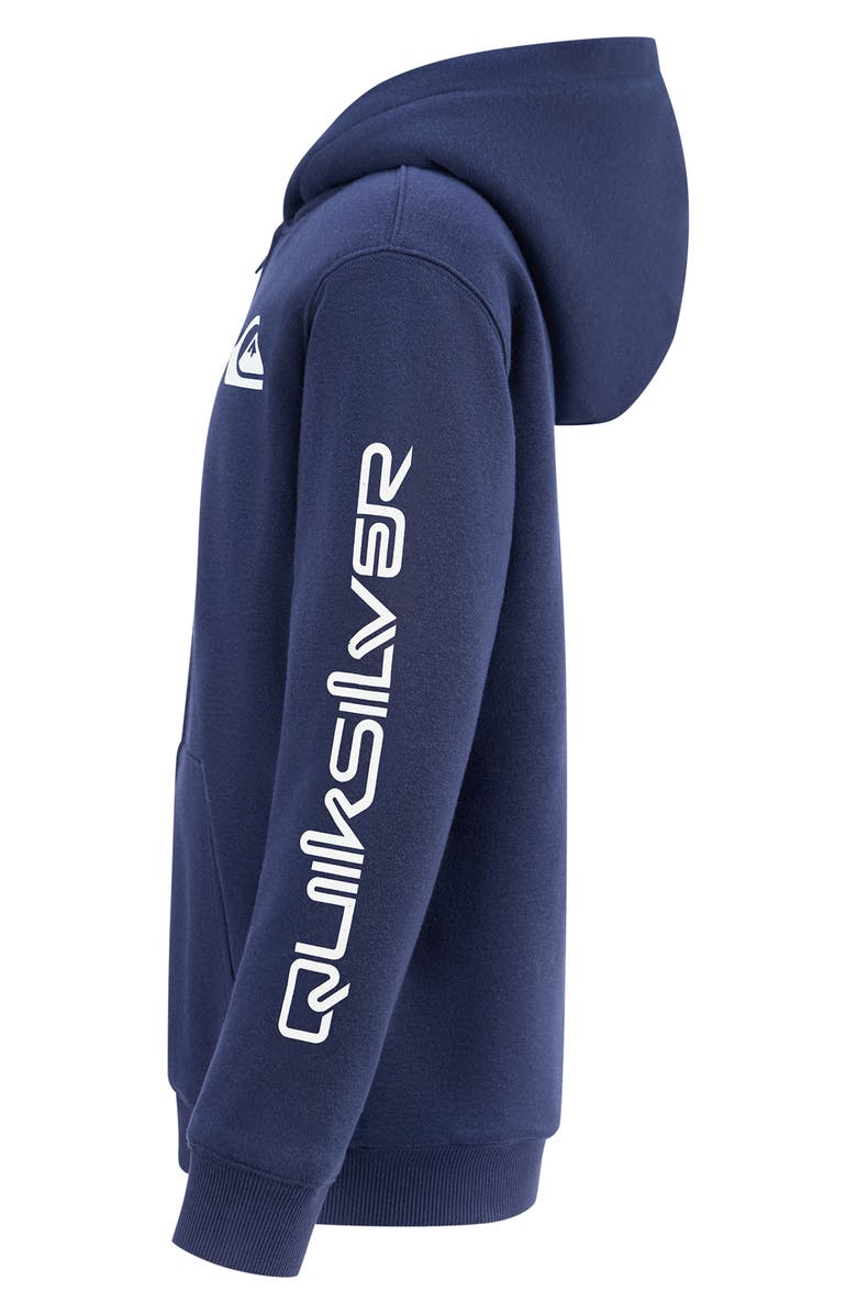 Quiksilver Kids' Fleece Zip Up Hoodie, Alternate, color, Eclipse