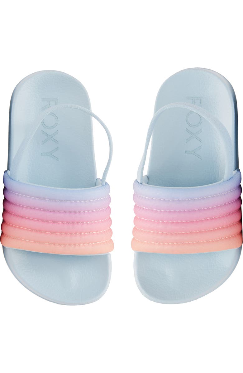 Roxy Slippy Ribbed Slingback Sandal, Alternate, color,