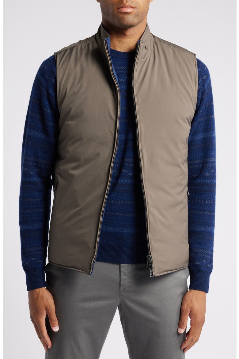 Crown Crafted Whistler Reversible Quilted Vest, Alternate, color, ATLANTIC BLUE