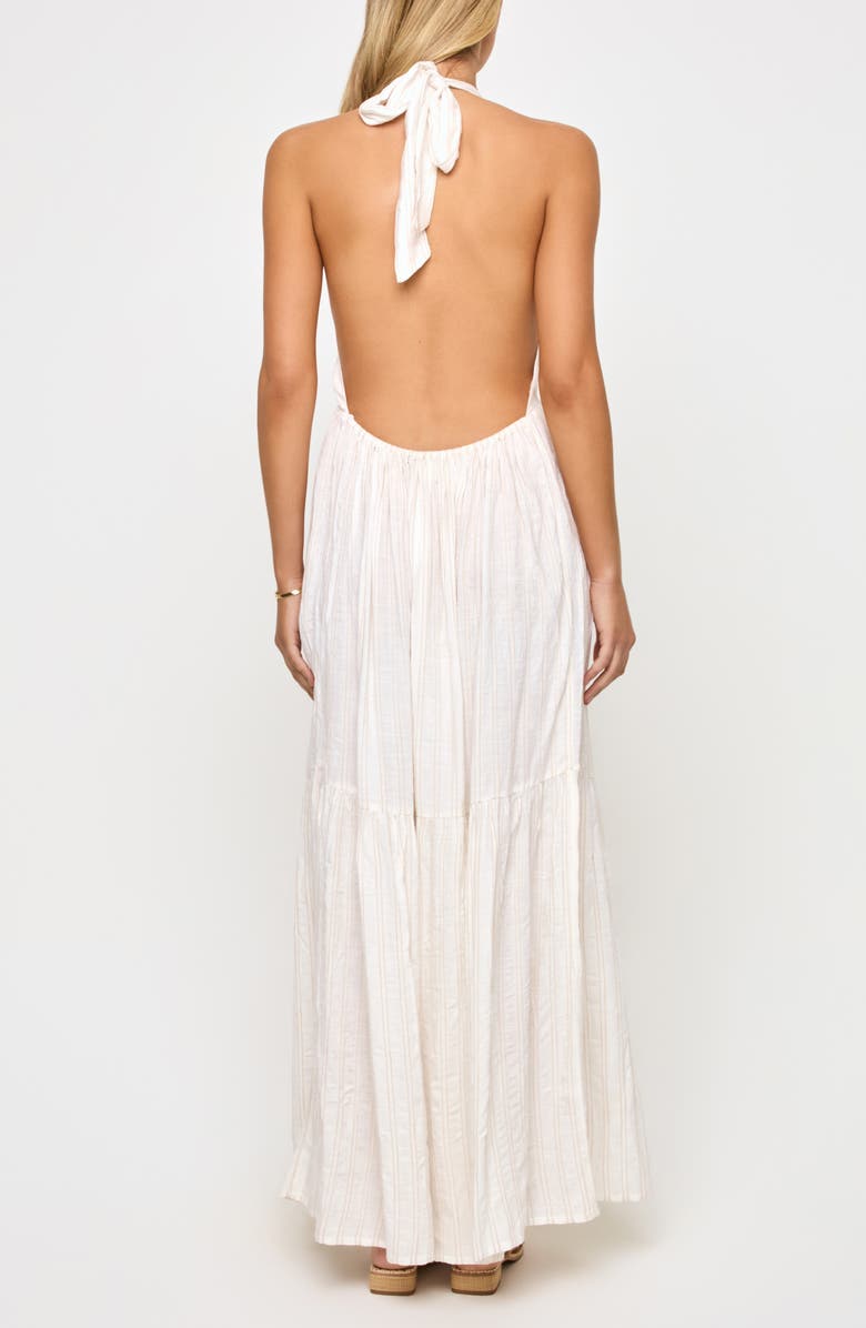 LSPACE Soller Halter Maxi Dress, Alternate, color, 