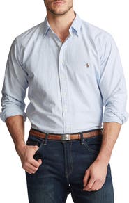 Polo Ralph Lauren Big & Tall Striped Oxford Sport Shirt