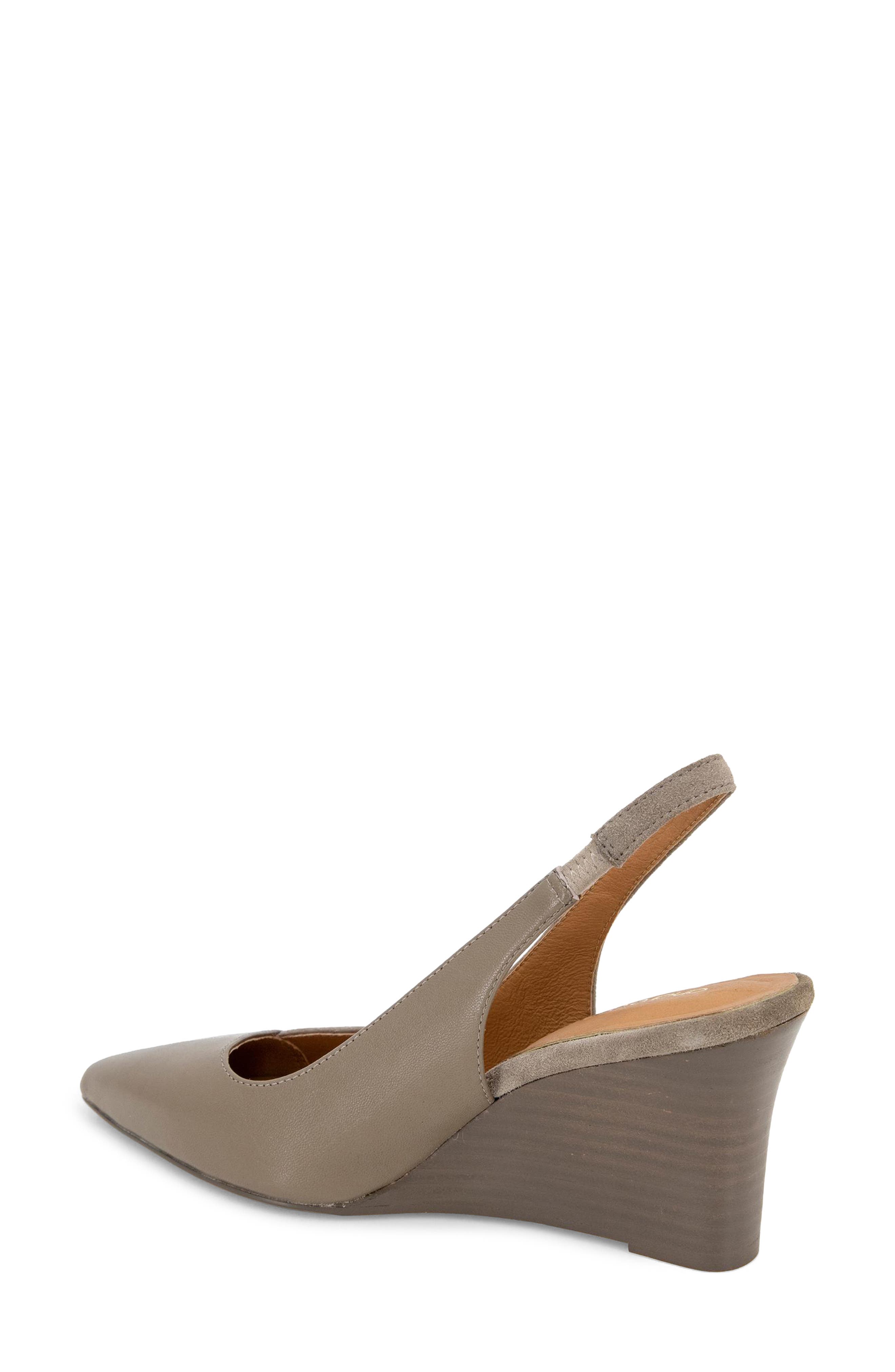 Laina Slingback Wedge Pump, Alternate, color, DESERT TAUPE