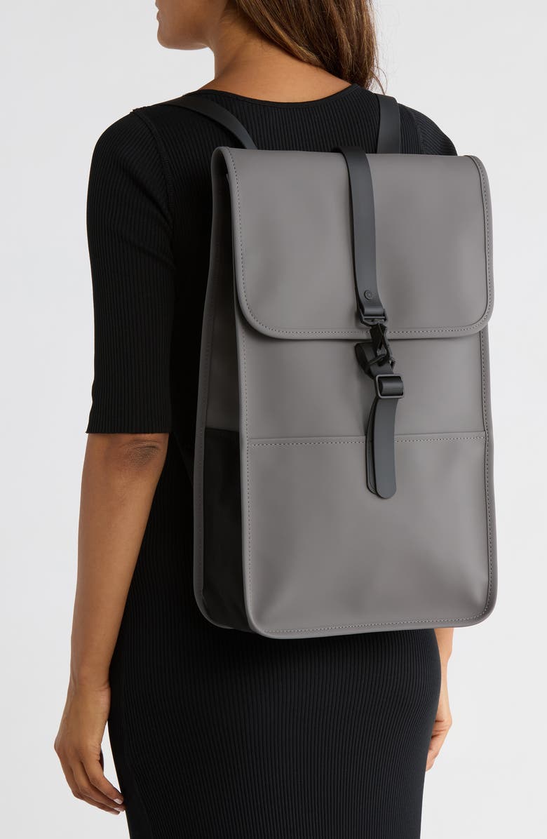 Rains Waterproof Backpack, Alternate, color, Grey