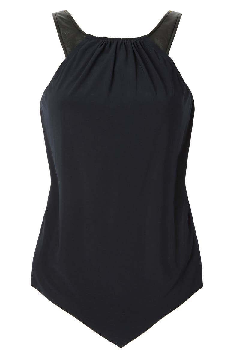 Magicsuit<sup>®</sup> Moto Chic Rachel Tankini, Alternate, color, Black