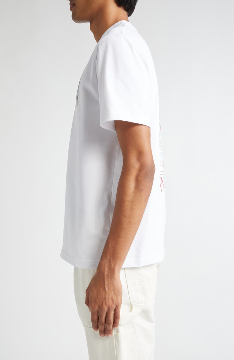 Casablanca Le Passage Organic Cotton Graphic T-Shirt, Alternate, color, 