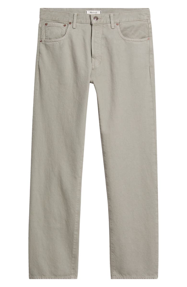 Madewell 1991 Straight Leg Jeans, Main, color, Washed Olive