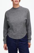 Madewell Long Sleeve Waffle Knit Crewneck T-Shirt