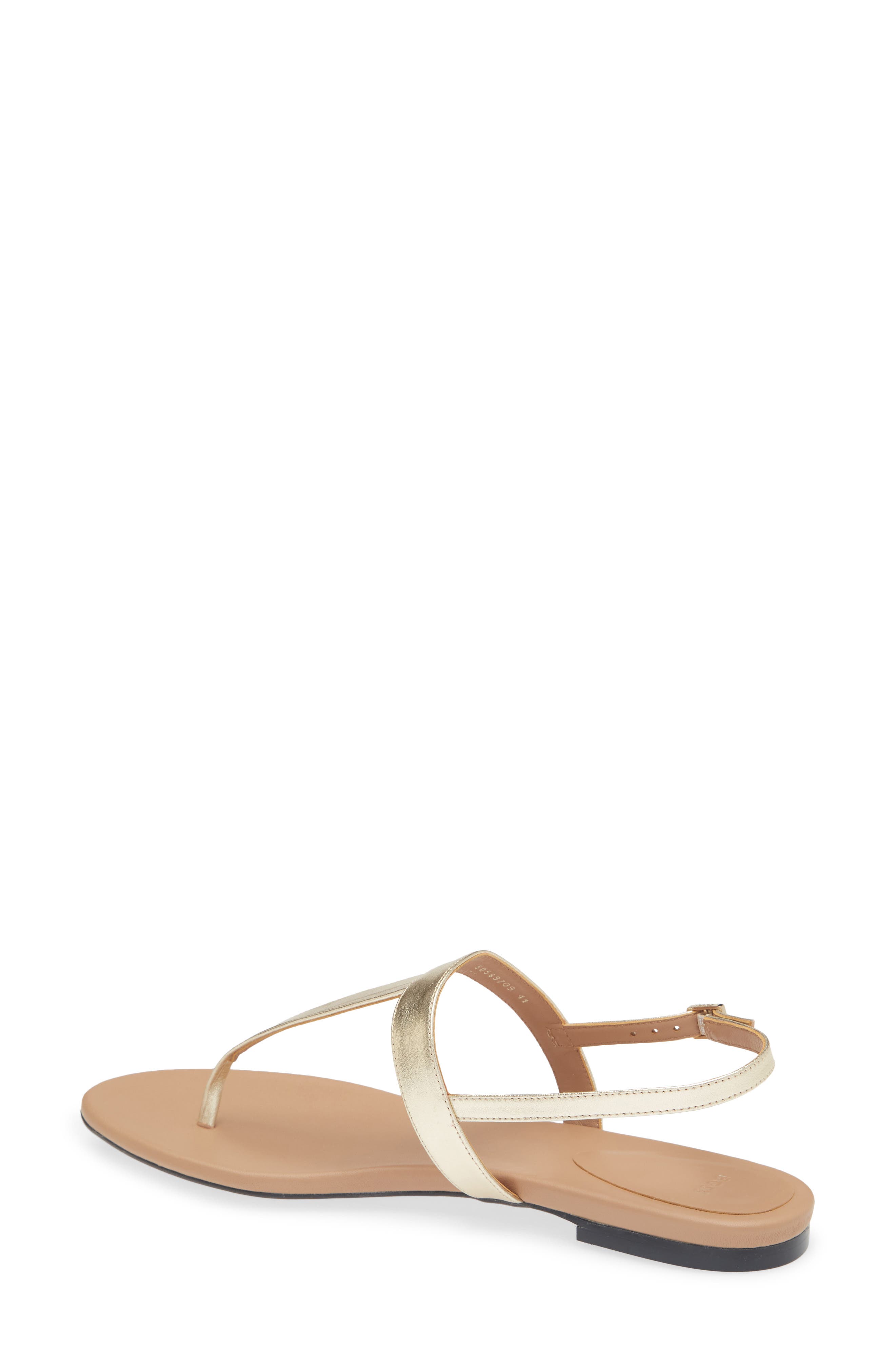 BOSS Cristas Slingback Sandal, Alternate, color, Gold