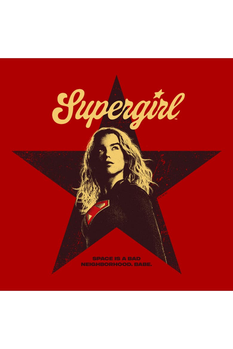 Men's Supergirl Star Frame Kara  Graphic T-Shirt, Alternate, color, Red