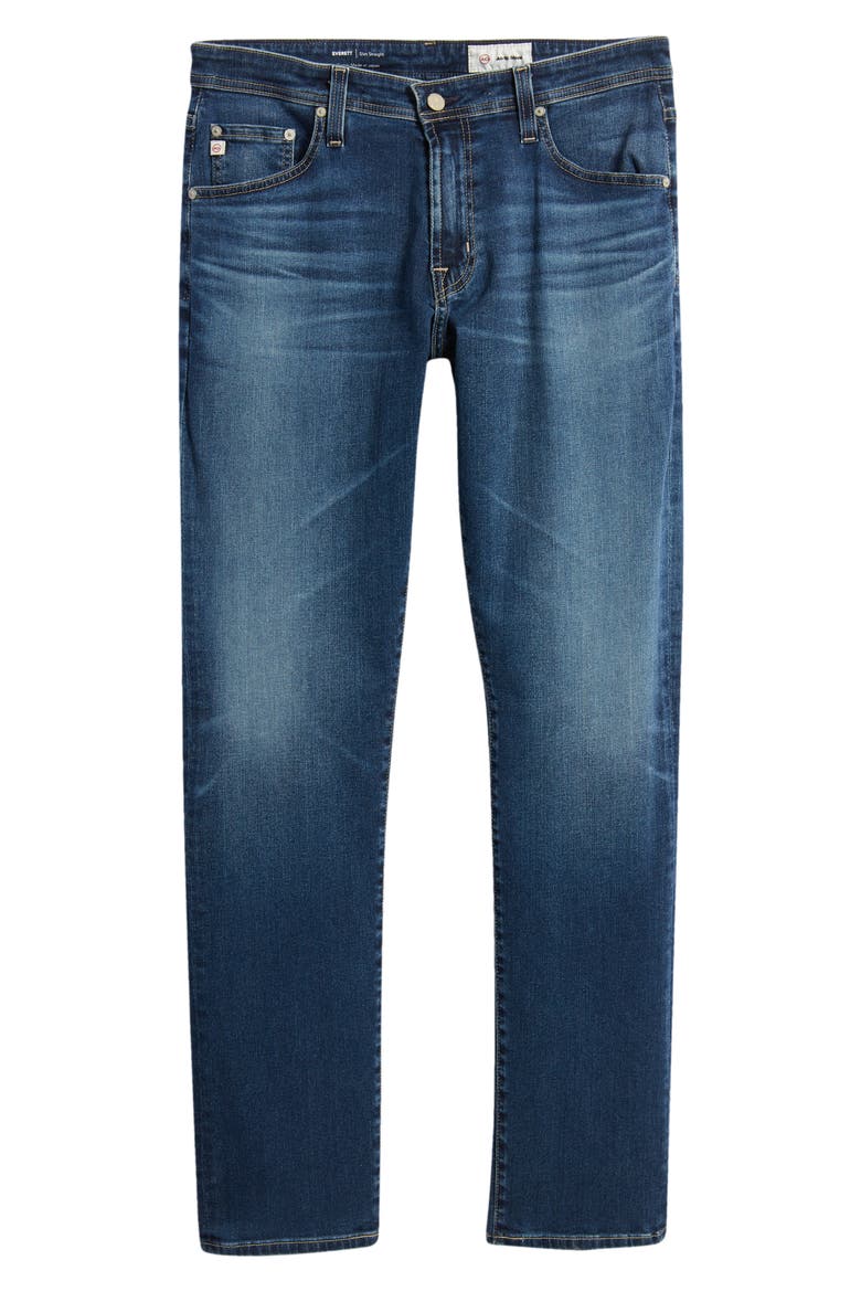 Everett Slim Straight Leg Jeans (Nordstrom Exclusive), Alternate, color, 7 YEARS GLENVIEW