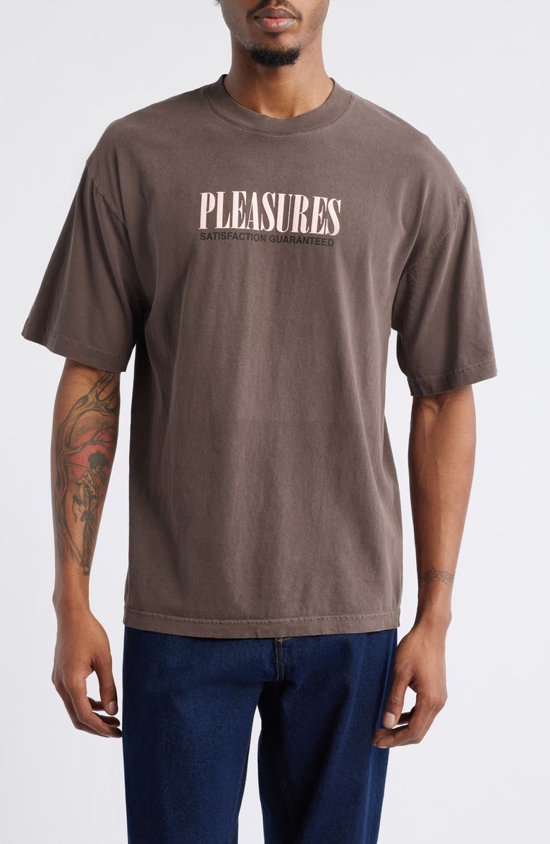 PLEASURES Satisfaction Graphic T-Shirt, Main, color, 