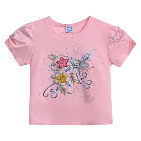 Flowers T-Shirt (Toddler, Little Kid & Big Kid)