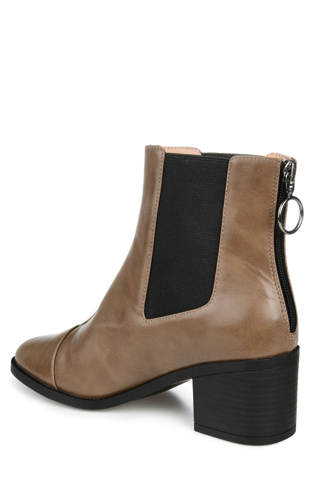 Journee Collection Comfort Foam Nigella Bootie, Alternate, color, Brown