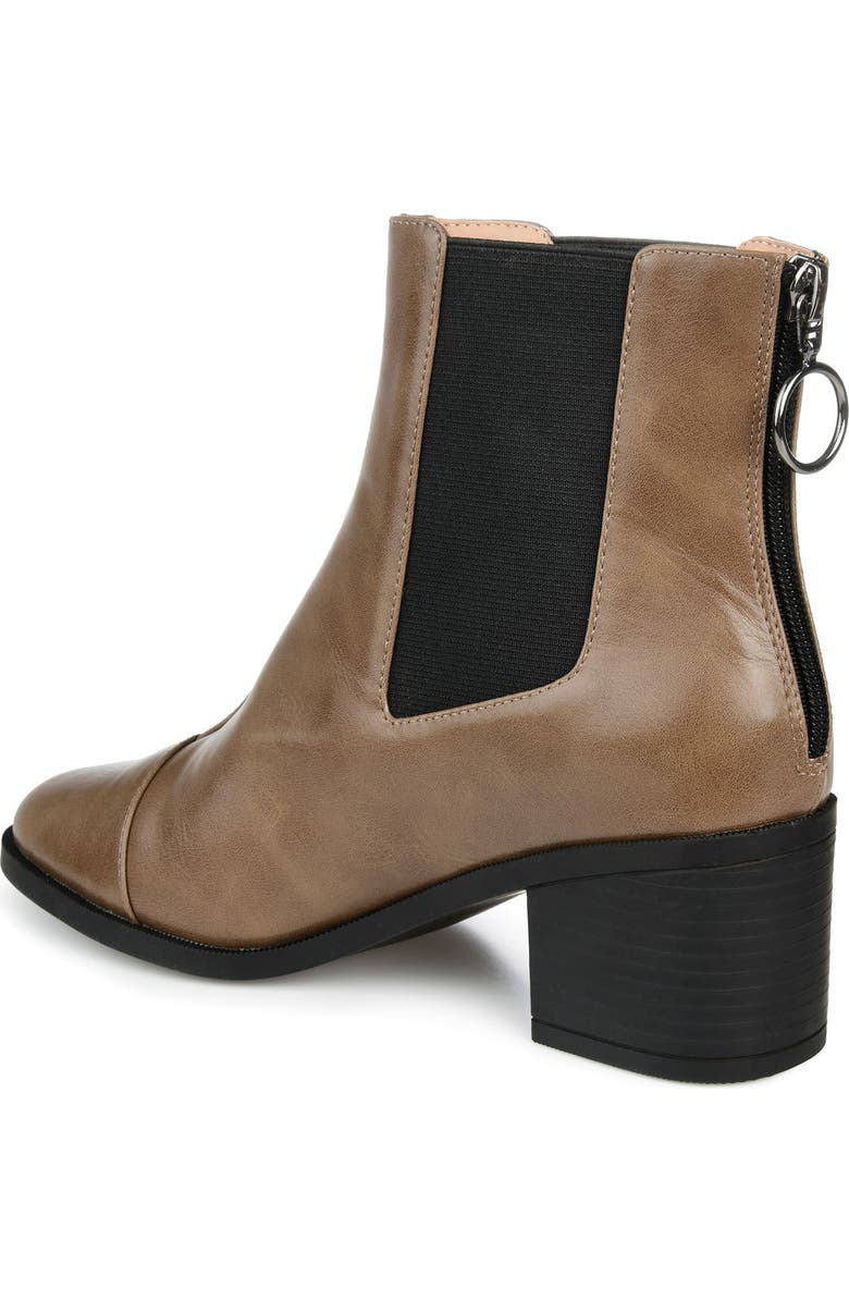 Journee Collection Comfort Foam Nigella Bootie, Alternate, color, Brown