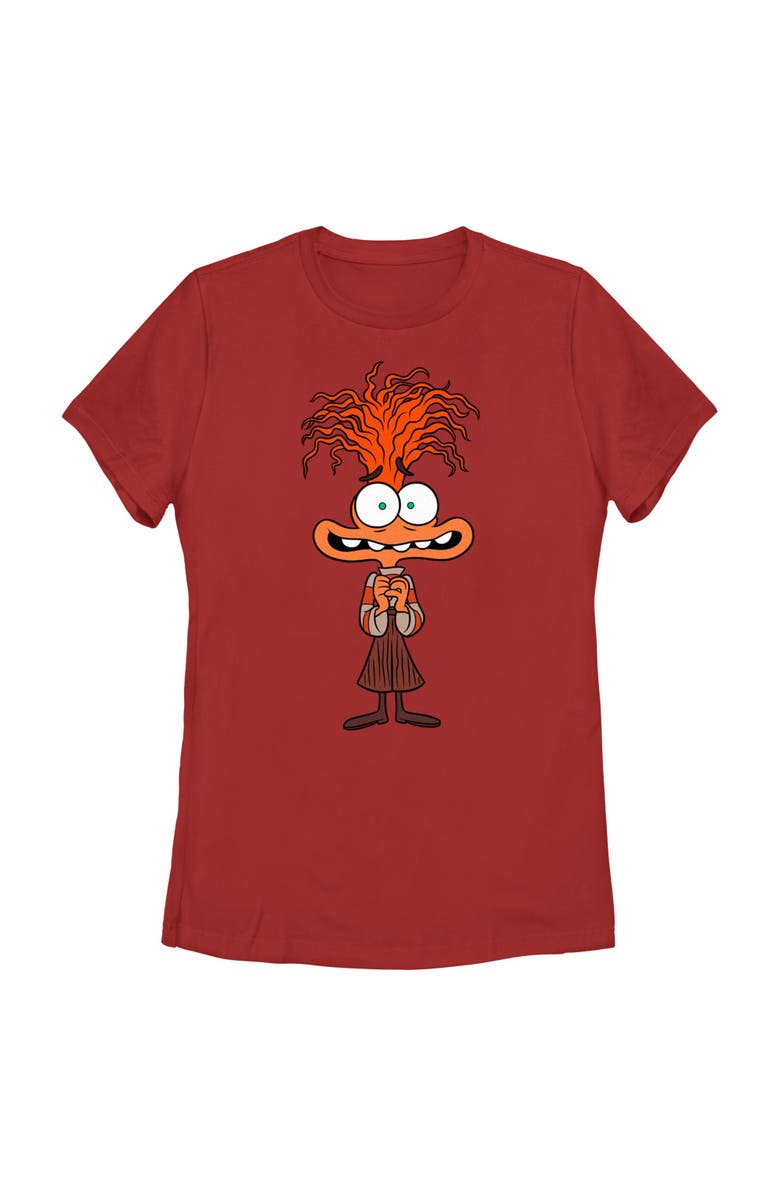 Inside Out 2 Women's Inside Out 2 Large Anxiety  Graphic T-Shirt, Main, color, Red
