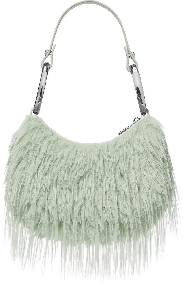 Kate Spade New York the bangle faux fur shoulder bag, Alternate, color,