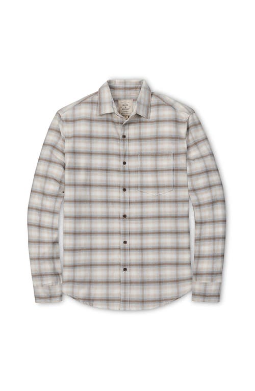 Hope & Henry Brushed Flannel Button Down Shirt In Multi