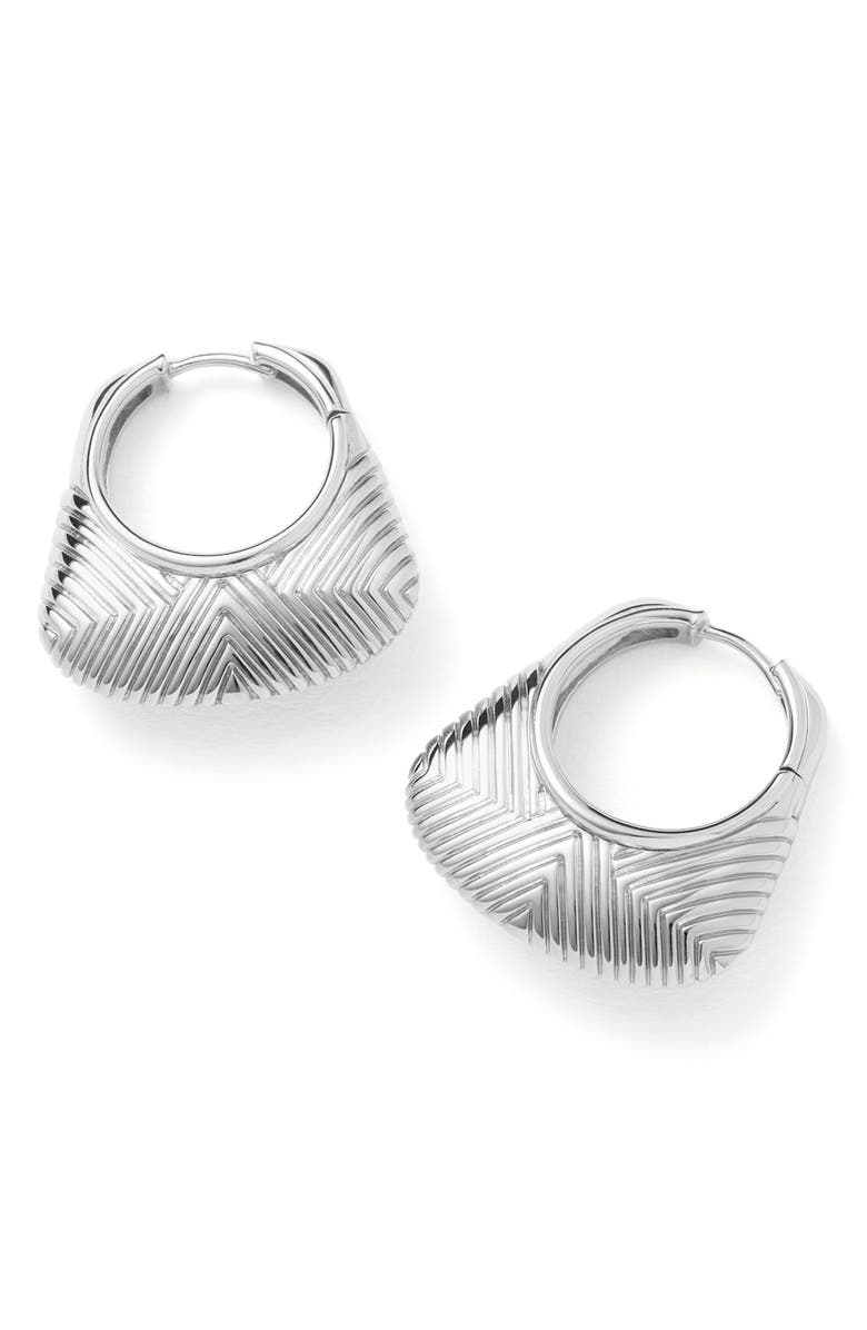 Missoma Hera Ridge Hoop Earrings, Main, color, 