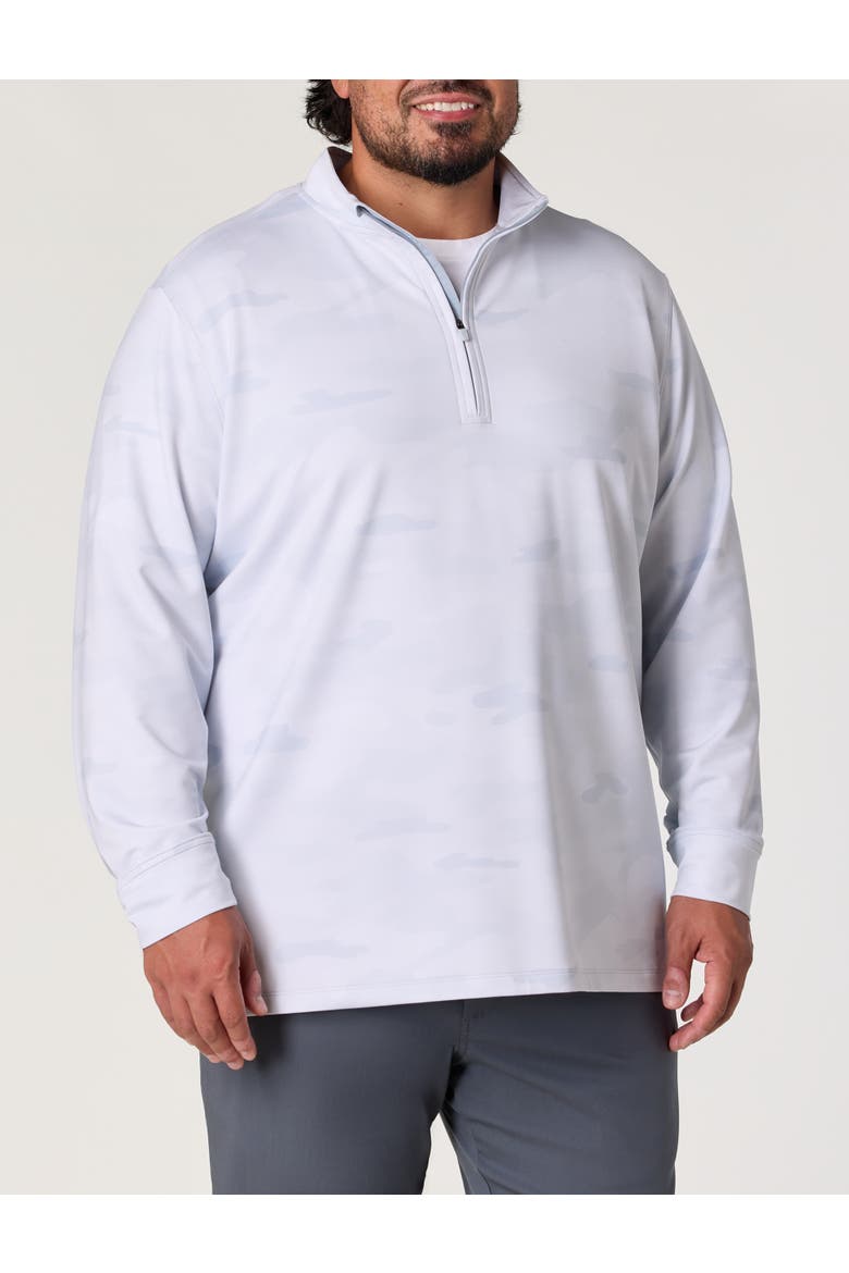 Big & Tall Performance Club 1/4-Zip Pullover V2, Alternate, color, SHELL GREY CAMO