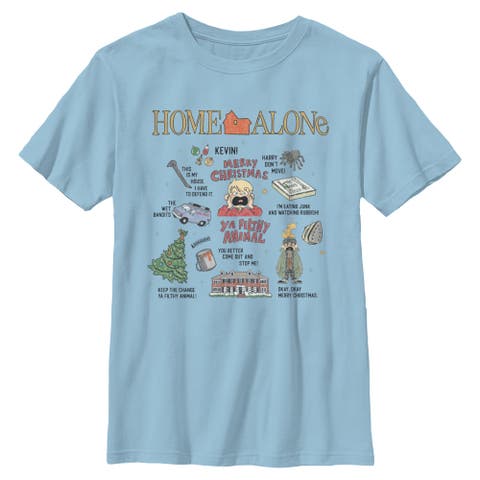Boys' Kevin Alone Drawing Medley Short Sleeve T-shirt