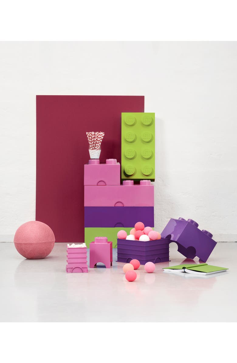 LEGO Storage Brick 2, Bright Red, Alternate, color, 