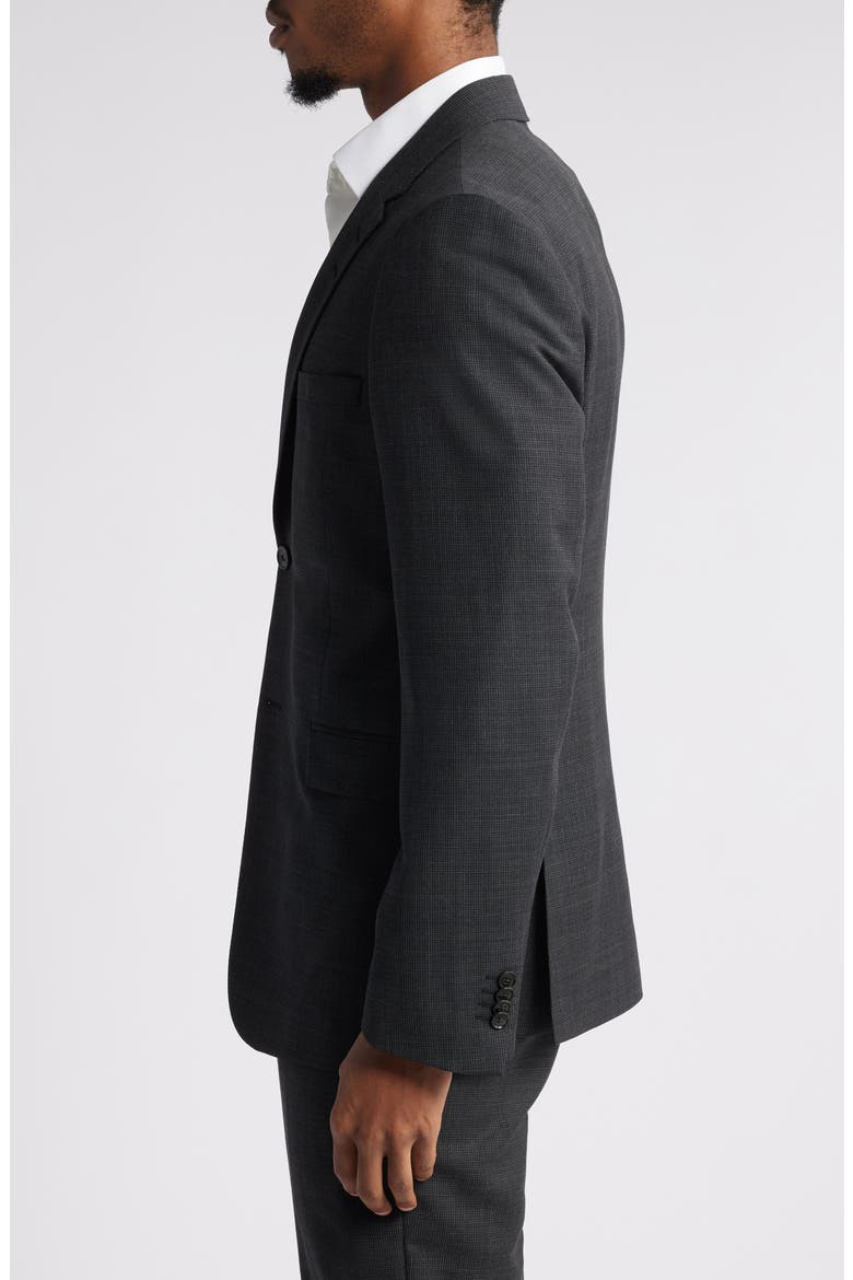Jerrett Slim Fit Recycled Polyester & Wool Blend Sport Coat, Alternate, color, CHARCOAL
