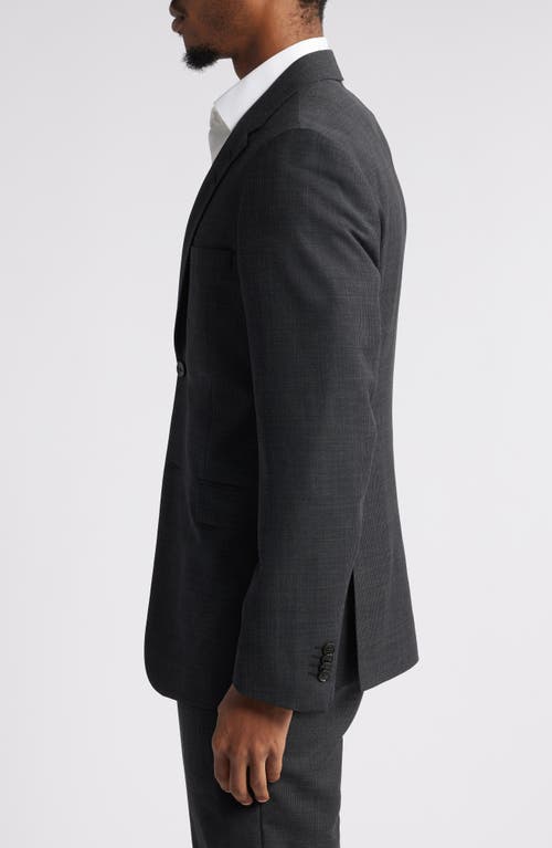 Tiger Of Sweden Jerrett Slim Fit Recycled Polyester & Wool Blend Sport Coat In Charcoal
