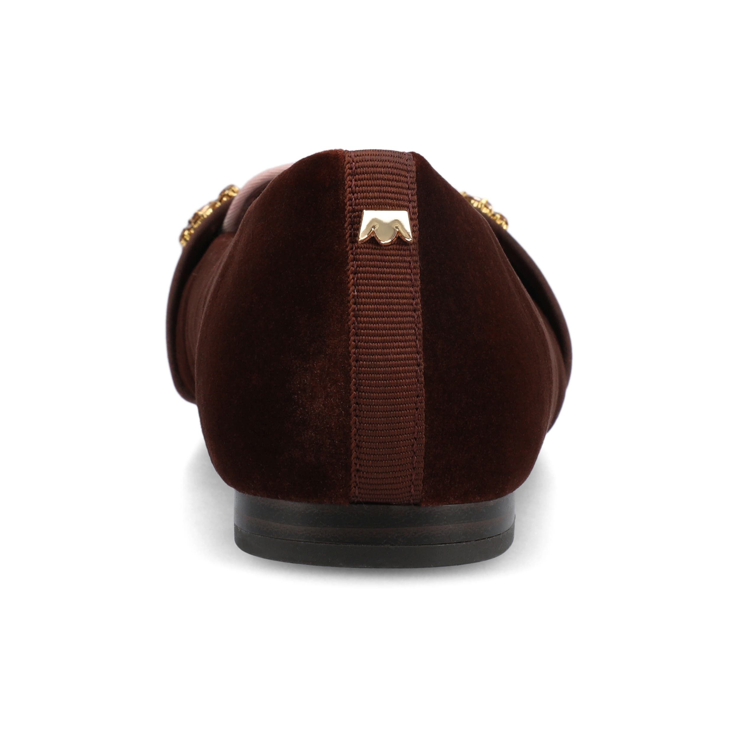 Birdies The Sparrow Loafer Velvet Jewel, Alternate, color, Brandy