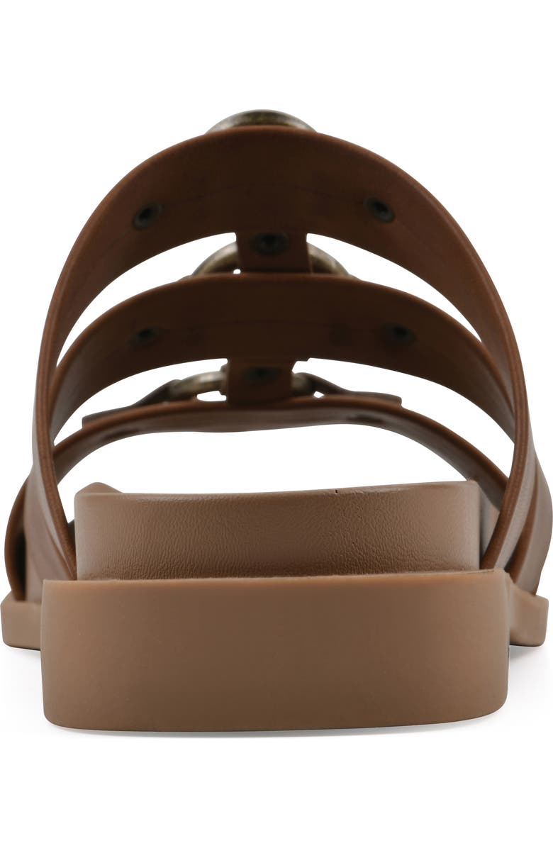 CLIFFS BY WHITE MOUNTAIN Koala Slide Sandal, Alternate, color, Dark Tan Smooth