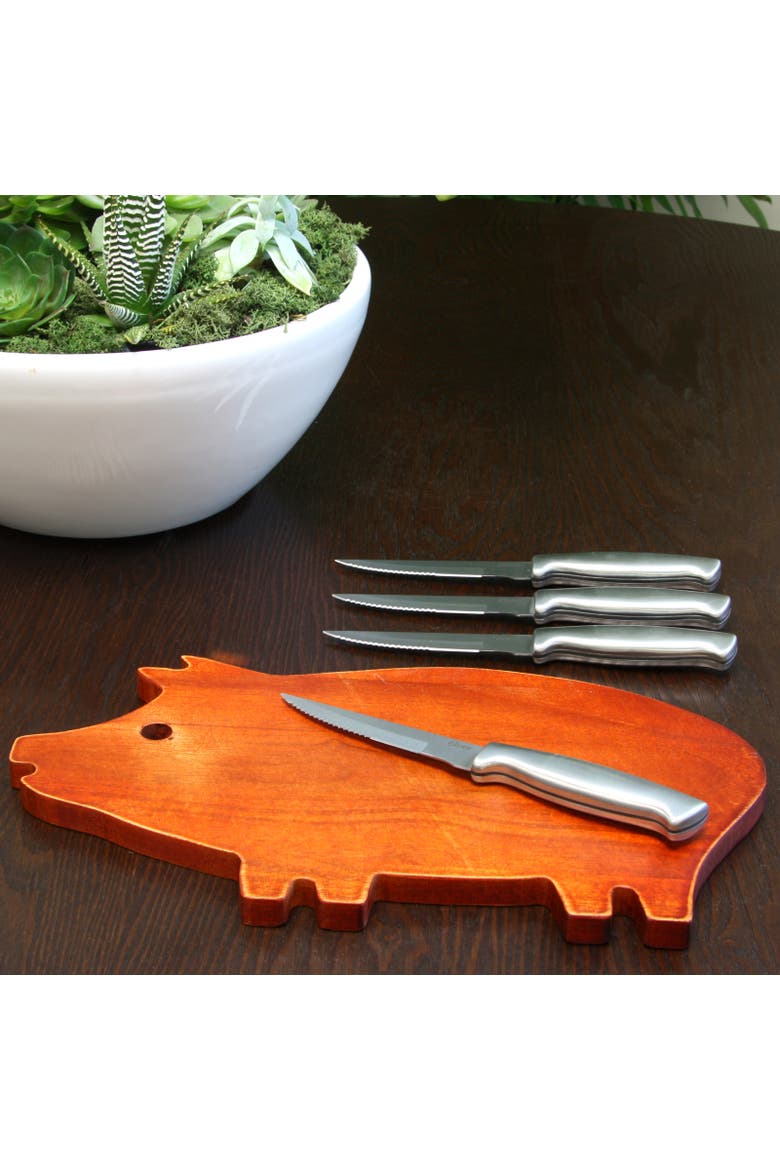 Baldwyn 4.5 Inch Stainless Steel Steak Knife, Set of 4, Alternate, color, Silver