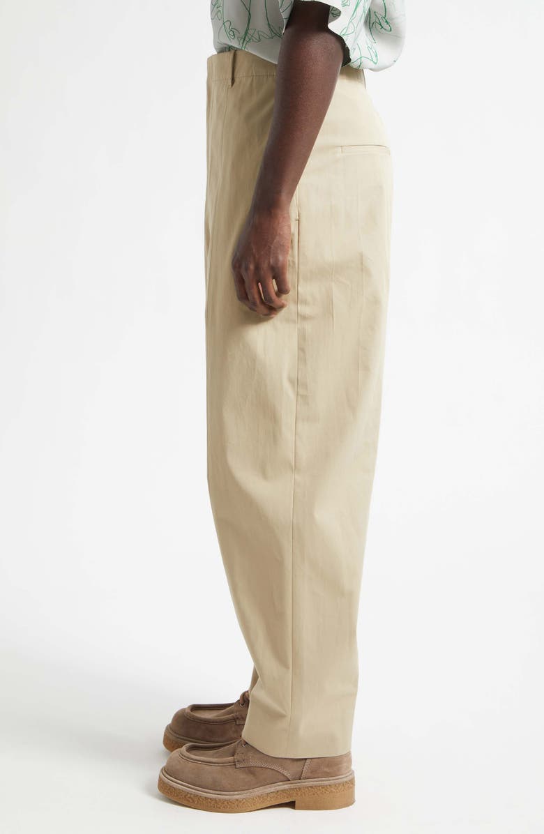 Bottega Veneta Light Cotton Pants, Alternate, color, 2549 Sahara