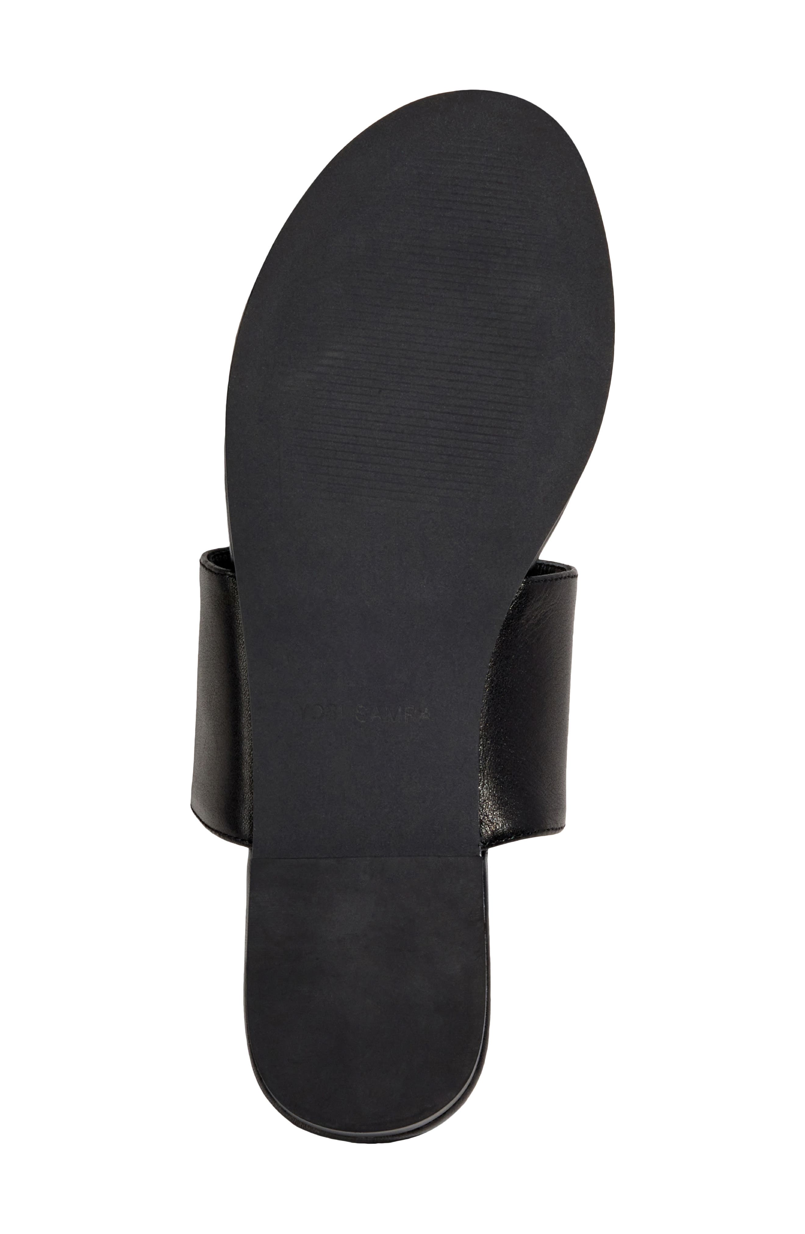 Yosi Samra Ella Flip Flop, Alternate, color, Black