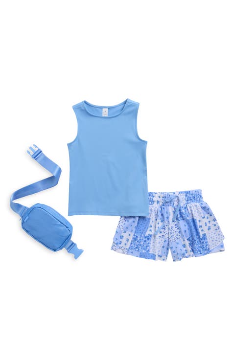 Kids' Lunatek Nicki Tank, Shorts & Belt Bag Set (Big Kid)