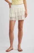 BP. Lace Tiered Mini Skort