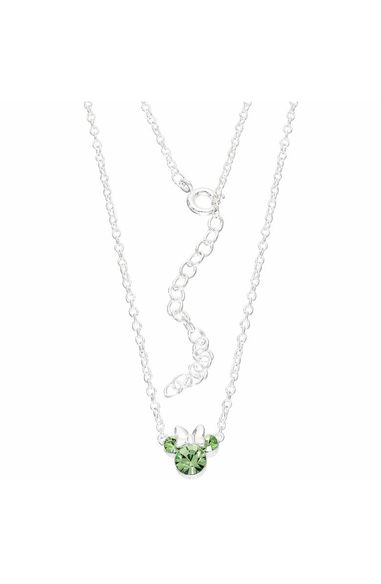 Disney Minnie Mouse Birthstone Jewelry, Alternate, color, Light Green