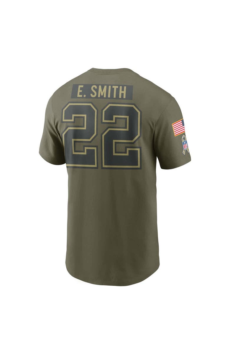 Nike Men's Nike Emmitt Smith Olive Dallas Cowboys 2025 Salute to Service Name & Number T-Shirt, Alternate, color, Olive
