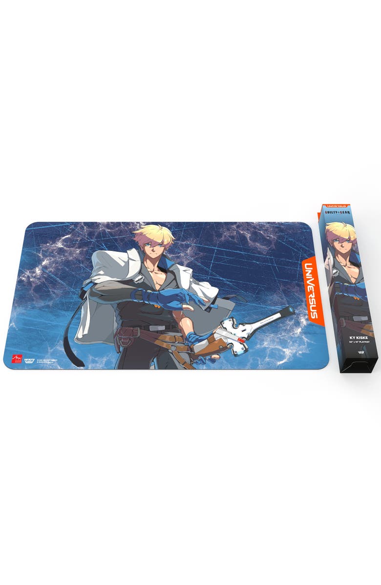 UniVersus GUILTY GEAR, STRIVE, Playmat, Ky Kiske 24x14 Inch Neoprene Mat, Alternate, color, Multicolored