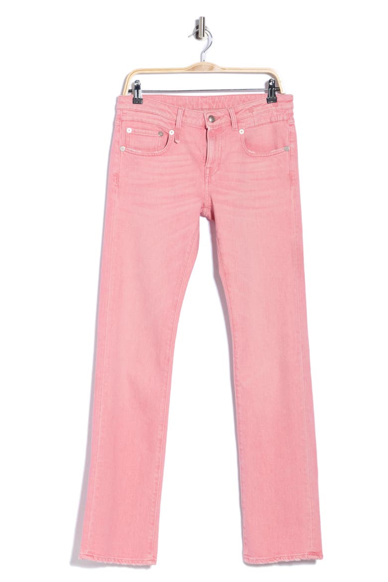 Tobi Boy Mid Rise Boyfriend Jeans, Alternate, color, CORAL STRETCH PINK
