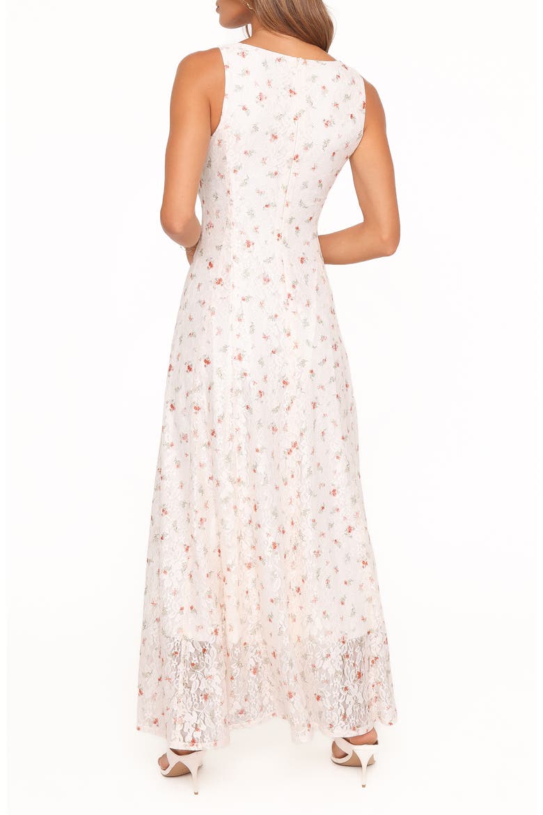 Valley Maxi Dress, Alternate, color, WHITE FLORAL LACE