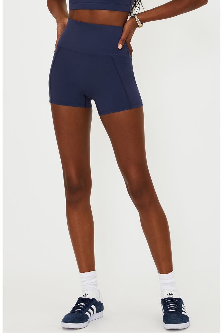 Nali High Waist Pocket Bike Shorts, Main, color, ULTRAMARINE