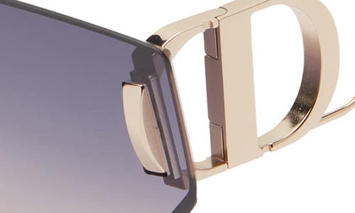 Dior 30montaigne B3u 65mm Gradient Oversize Butterfly Sunglasses In Multi