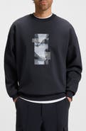 BOSS Stenson Zone Graphic Crewneck Sweatshirt