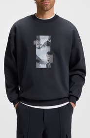 BOSS Stenson Zone Graphic Crewneck Sweatshirt