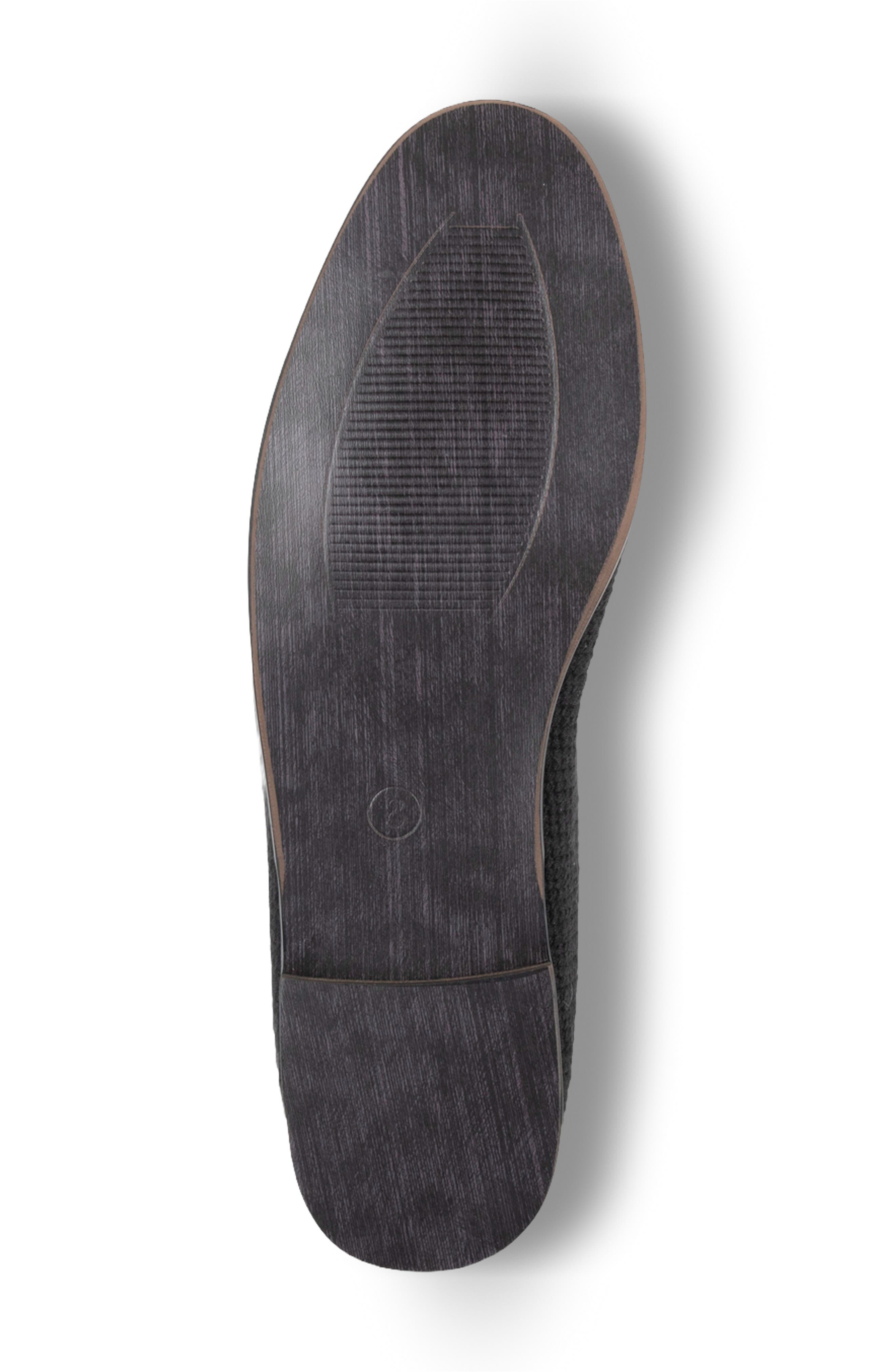 ByPaige Antler Crest Needlepoint Loafer, Alternate, color, Black