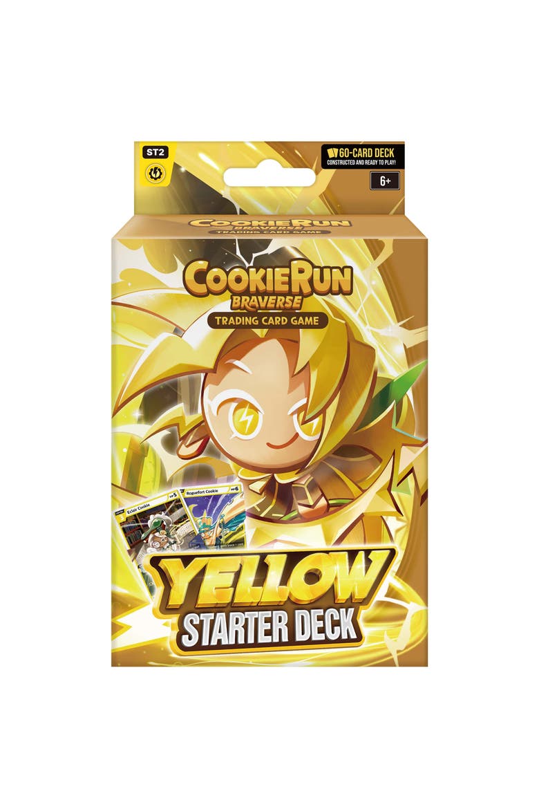 CookieRun Braverse Trading Card Game, Starter Deck Yellow, Defensive Game Play, Main, color, Multicolored