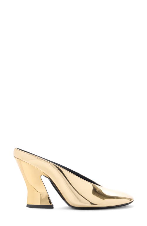 Givenchy Sculpted Mule In Gold