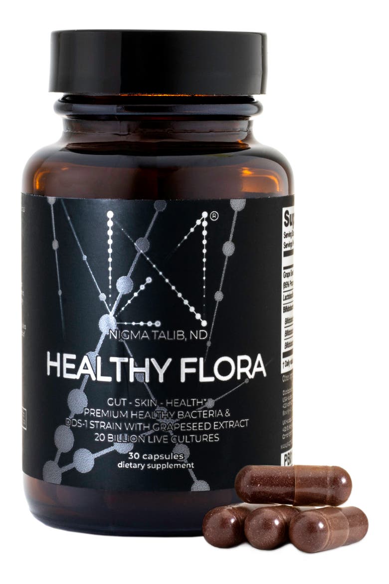 Healthy Flora Dietary Supplement Capsules, Main, color, NO COLOR